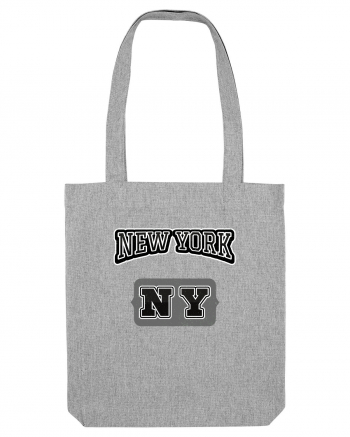 Retro Vintage New York College Jersey Heather Grey