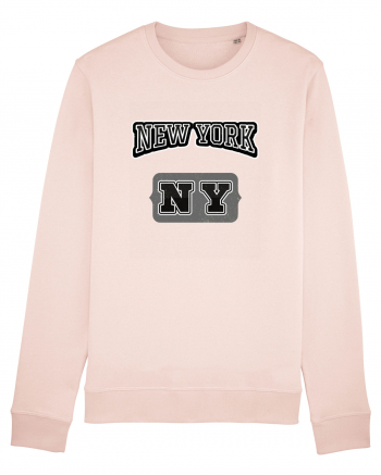 Retro Vintage New York College Jersey Candy Pink