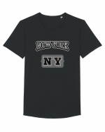 Retro Vintage New York College Jersey Tricou mânecă scurtă guler larg Bărbat Skater