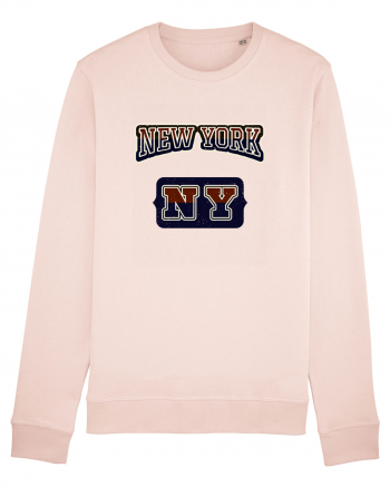 Retro Vintage New York College Jersey Candy Pink