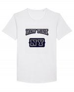 Retro Vintage New York College Jersey Tricou mânecă scurtă guler larg Bărbat Skater