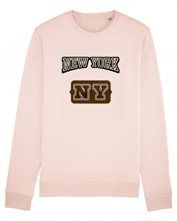 Retro Vintage New York College Jersey Candy Pink