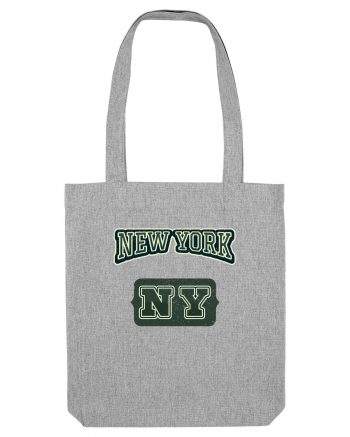 Retro Vintage New York College Jersey Heather Grey