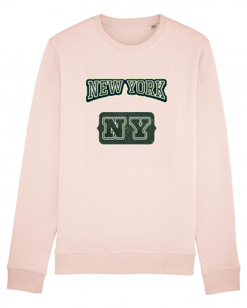 Retro Vintage New York College Jersey Candy Pink