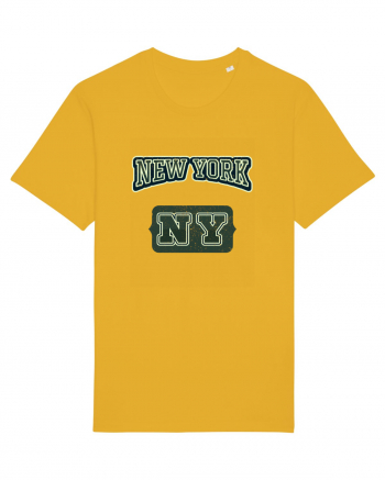 Retro Vintage New York College Jersey Spectra Yellow