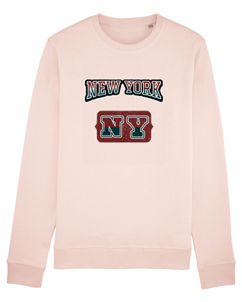 Retro Vintage New York College Jersey Candy Pink