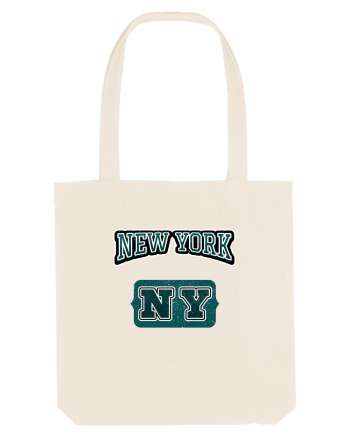 Retro Vintage New York College Jersey Natural