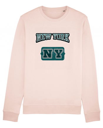 Retro Vintage New York College Jersey Candy Pink