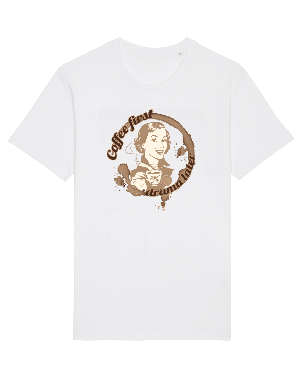 Tricou mânecă scurtă Unisex Rocker White