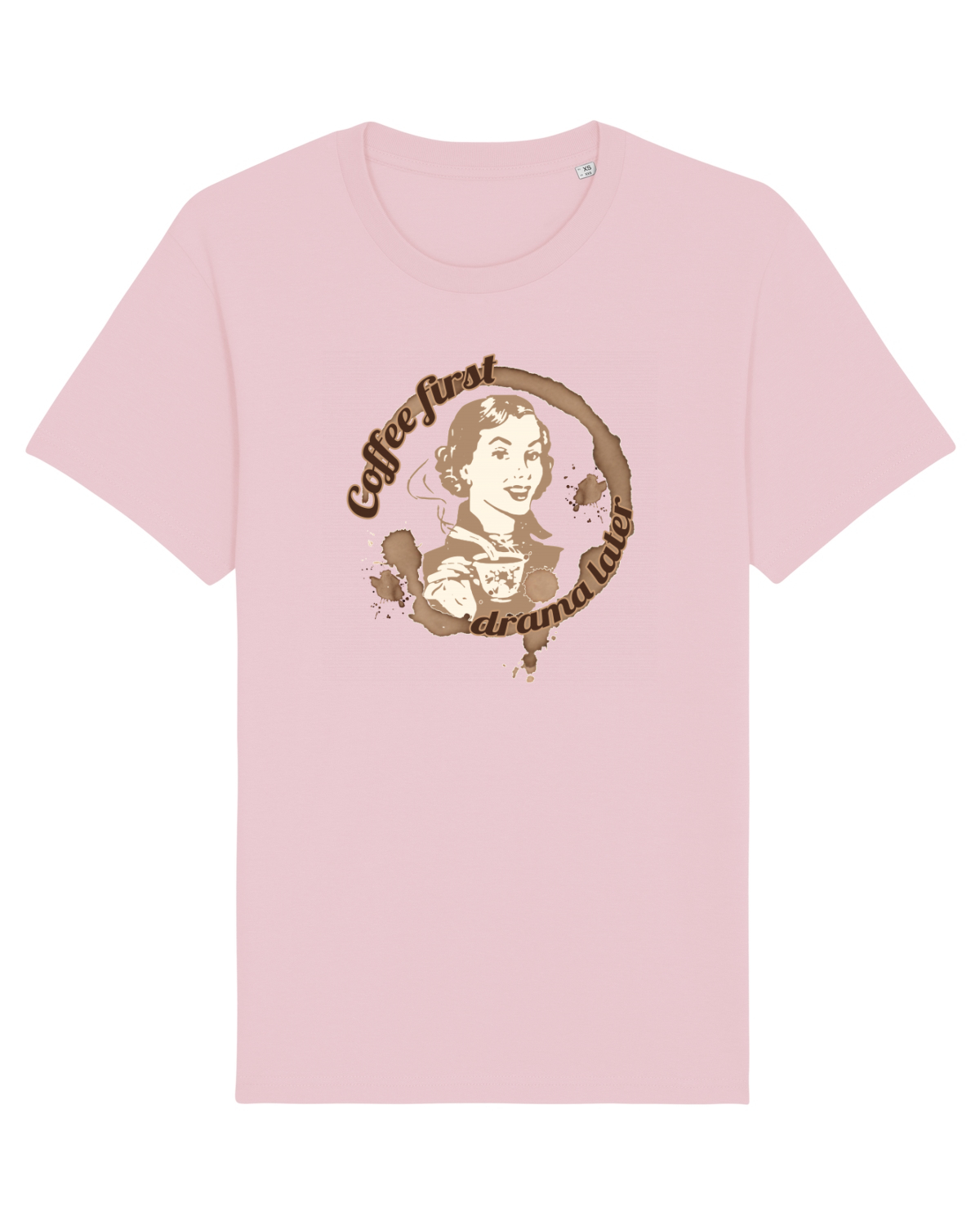 Tricou mânecă scurtă Unisex Rocker Cotton Pink