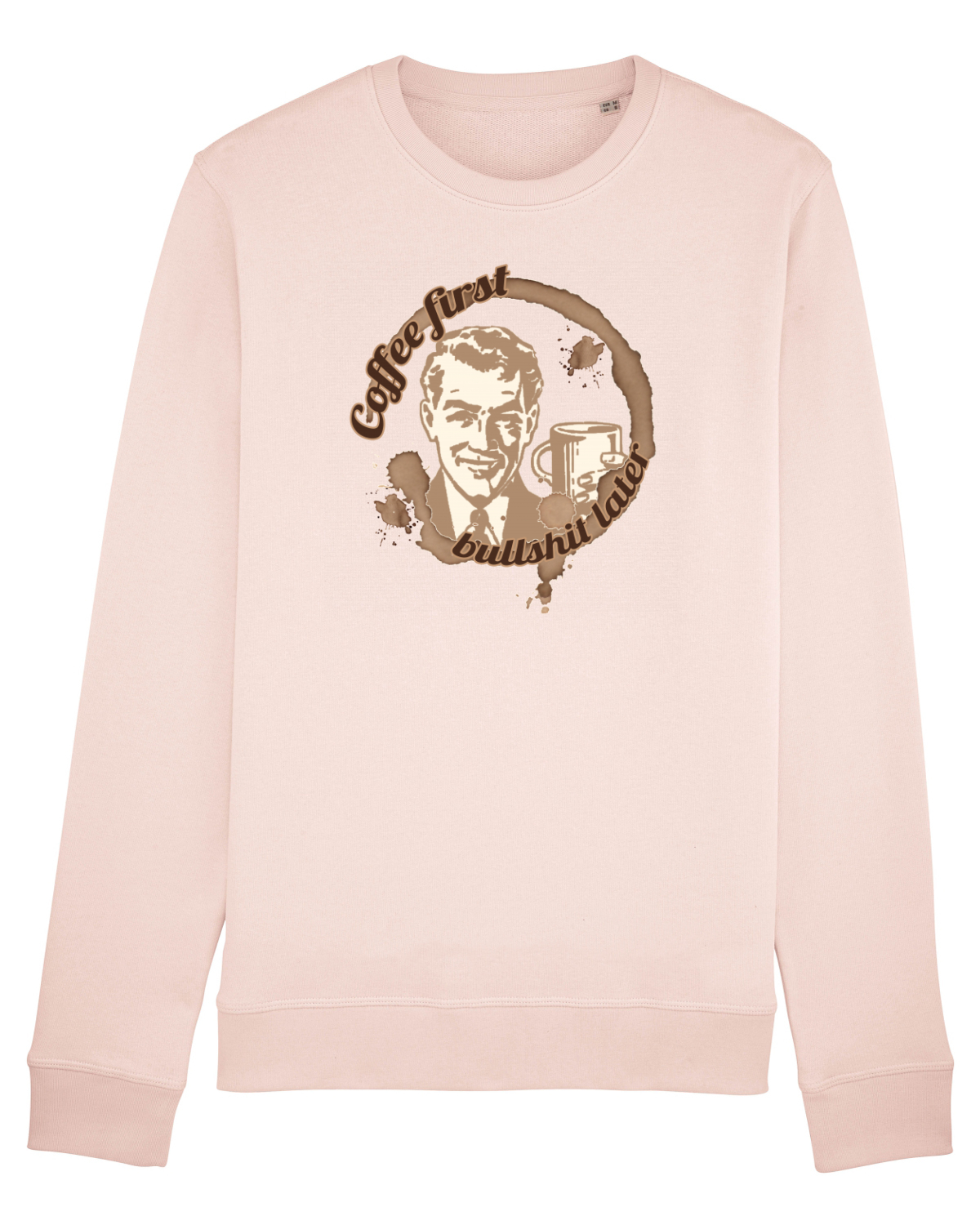 Bluză mânecă lungă Unisex Rise Candy Pink