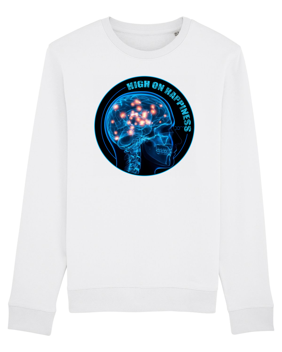 Bluză mânecă lungă Unisex Rise White