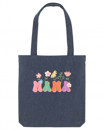 MAMA Retro Wild Flower Midnight Blue