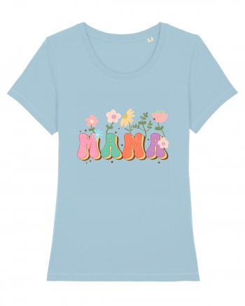 MAMA Retro Wild Flower Sky Blue