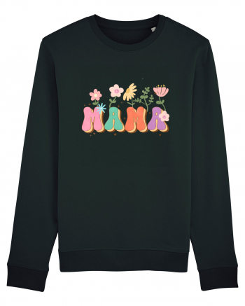 MAMA Retro Wild Flower Black