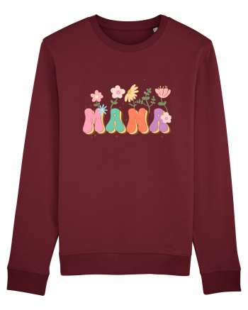 MAMA Retro Wild Flower Burgundy