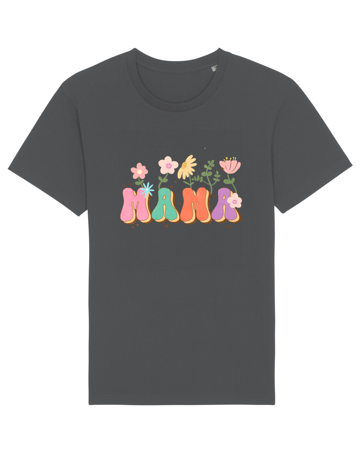Tricou mânecă scurtă Unisex Rocker Anthracite