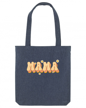 MAMA Retro Flowers Midnight Blue