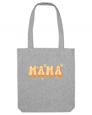 MAMA Retro Flowers Heather Grey