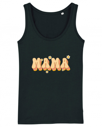 MAMA Retro Flowers Black