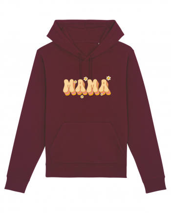 MAMA Retro Flowers Burgundy