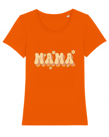 MAMA Retro Flowers Bright Orange