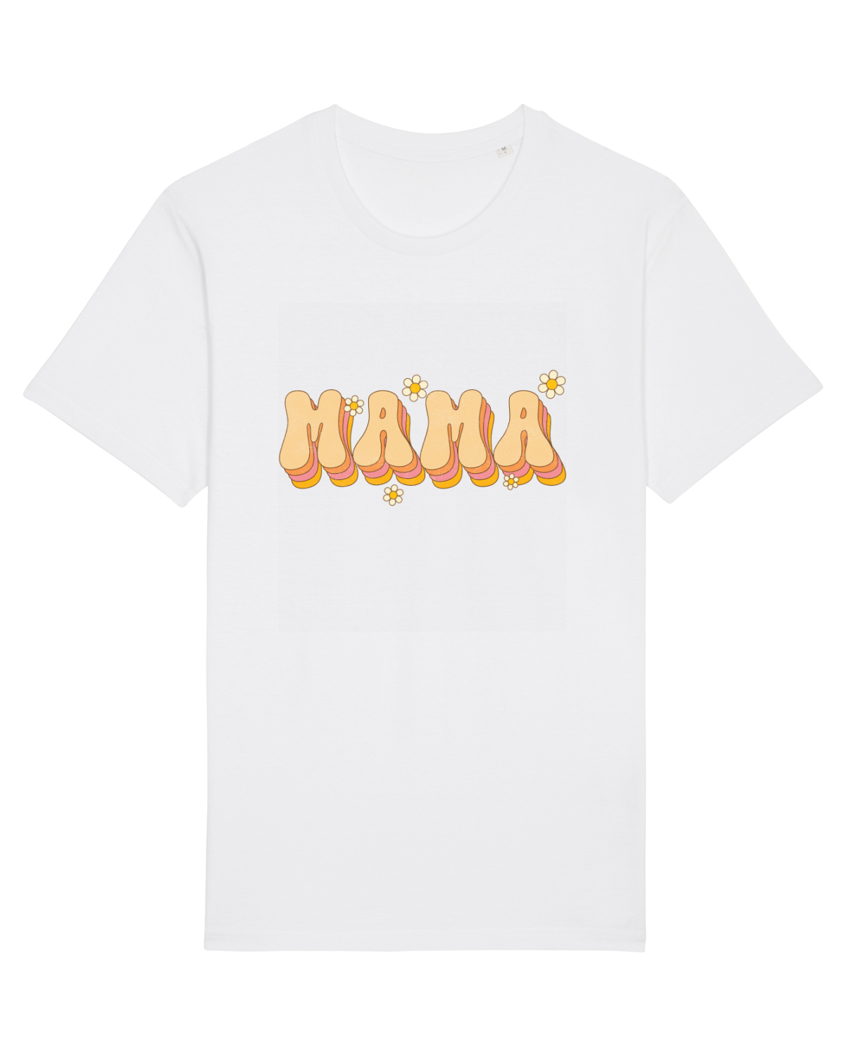 Tricou mânecă scurtă Unisex Rocker White