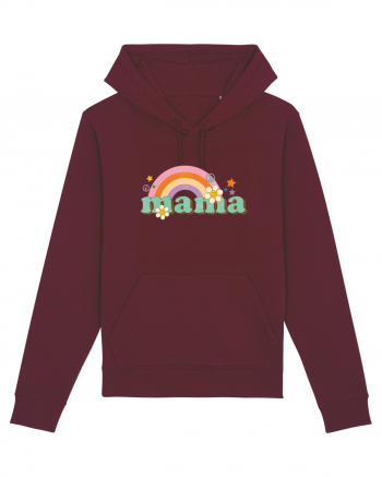 MAMA Retro Rainbow Burgundy