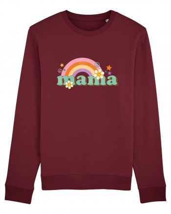 MAMA Retro Rainbow Burgundy