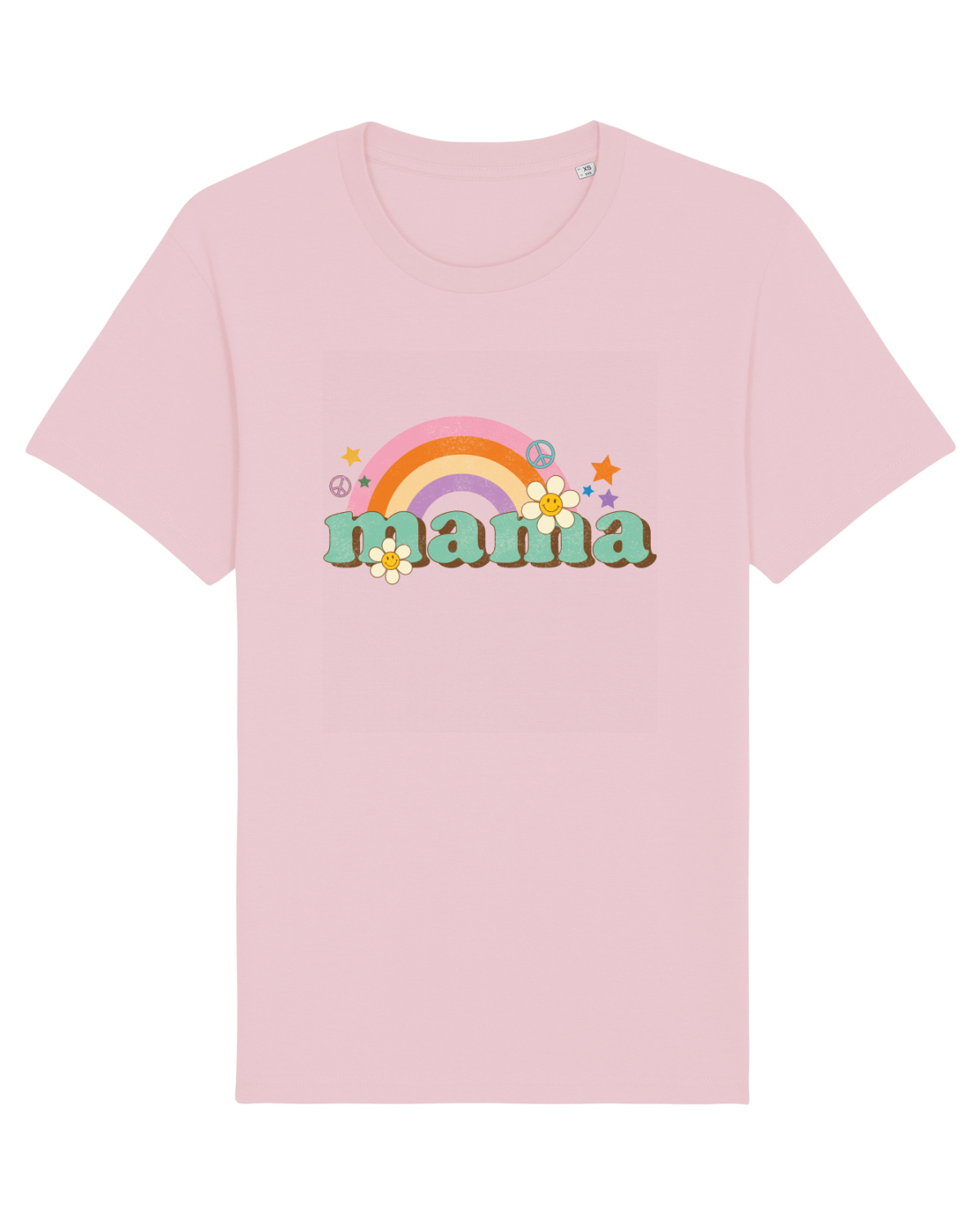 Tricou mânecă scurtă Unisex Rocker Cotton Pink