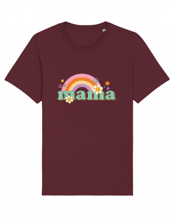 MAMA Retro Rainbow Burgundy