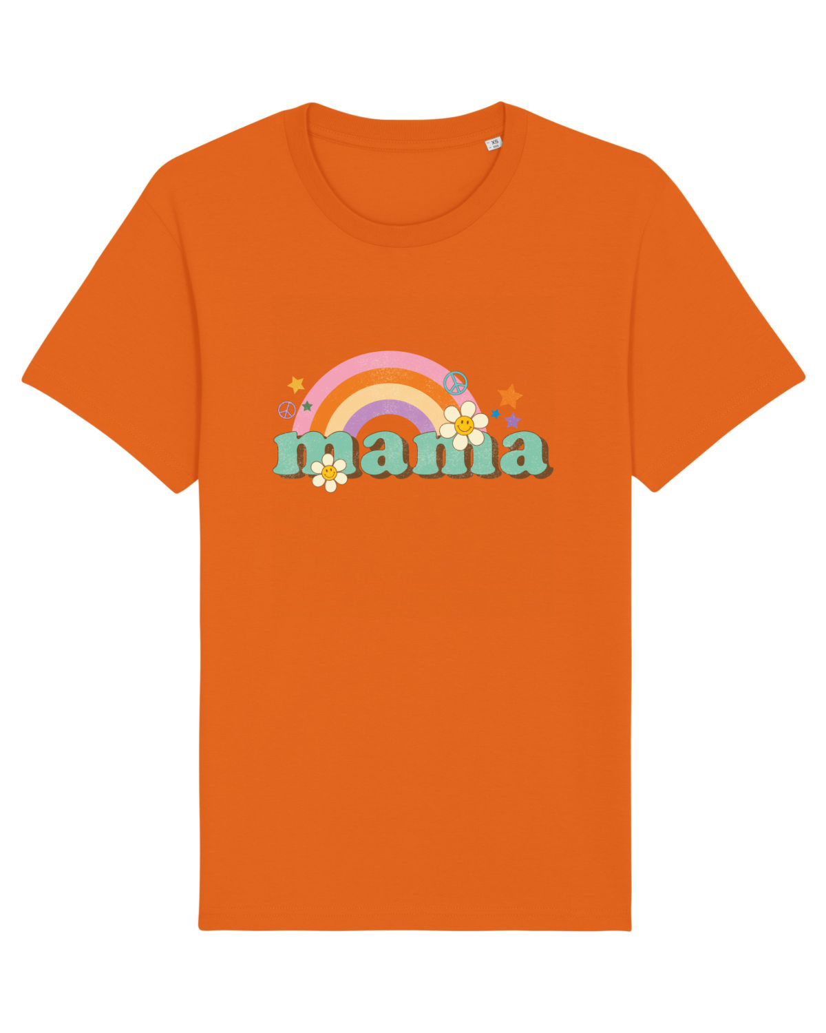 Tricou mânecă scurtă Unisex Rocker Bright Orange