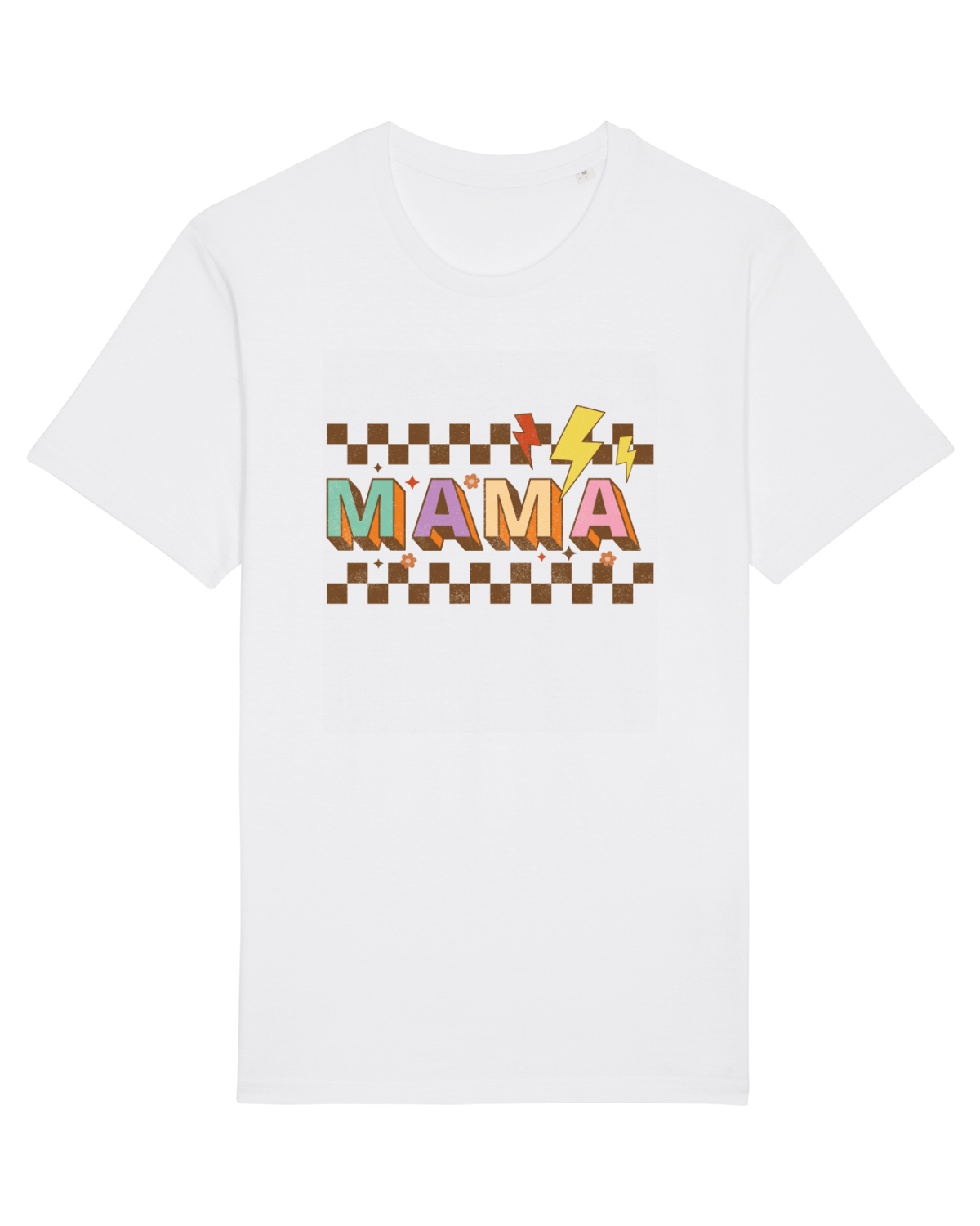 Tricou mânecă scurtă Unisex Rocker White