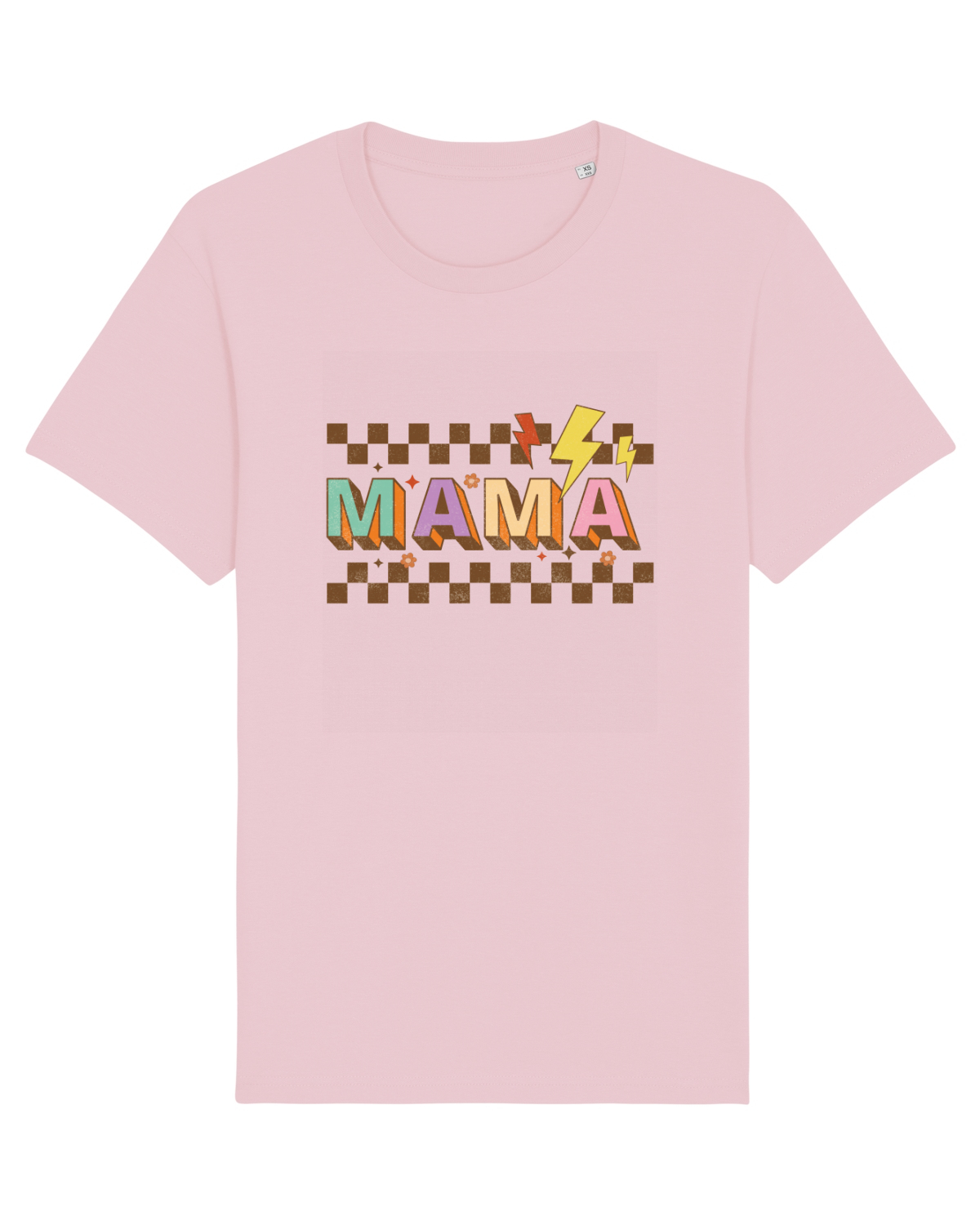 Tricou mânecă scurtă Unisex Rocker Cotton Pink