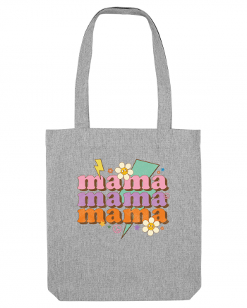 MAMA Peace Flower Heather Grey