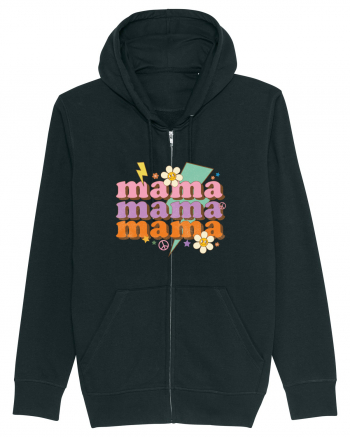 MAMA Peace Flower Black