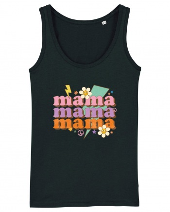 MAMA Peace Flower Black