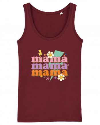 MAMA Peace Flower Burgundy