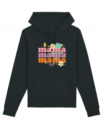 MAMA Peace Flower Black