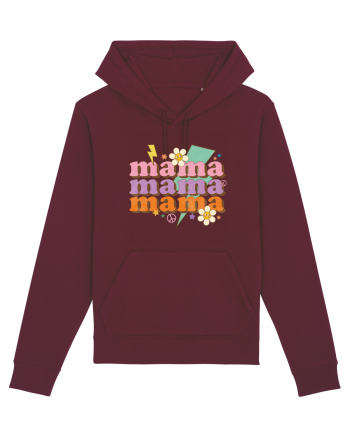 MAMA Peace Flower Burgundy