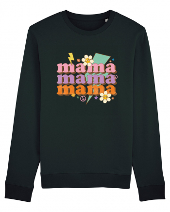 MAMA Peace Flower Black