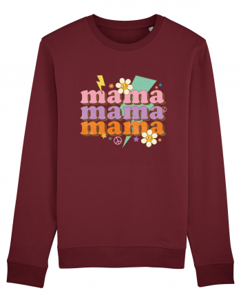 MAMA Peace Flower Burgundy