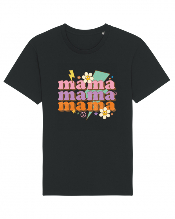 MAMA Peace Flower Black