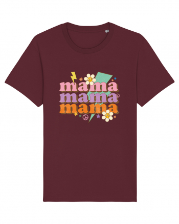 MAMA Peace Flower Burgundy