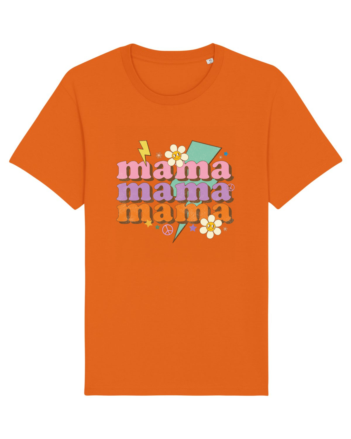 Tricou mânecă scurtă Unisex Rocker Bright Orange