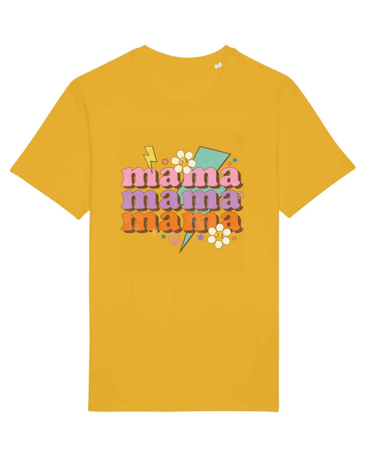 Tricou mânecă scurtă Unisex Rocker Spectra Yellow