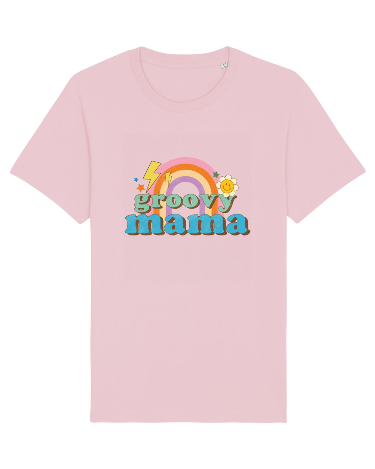 Tricou mânecă scurtă Unisex Rocker Cotton Pink