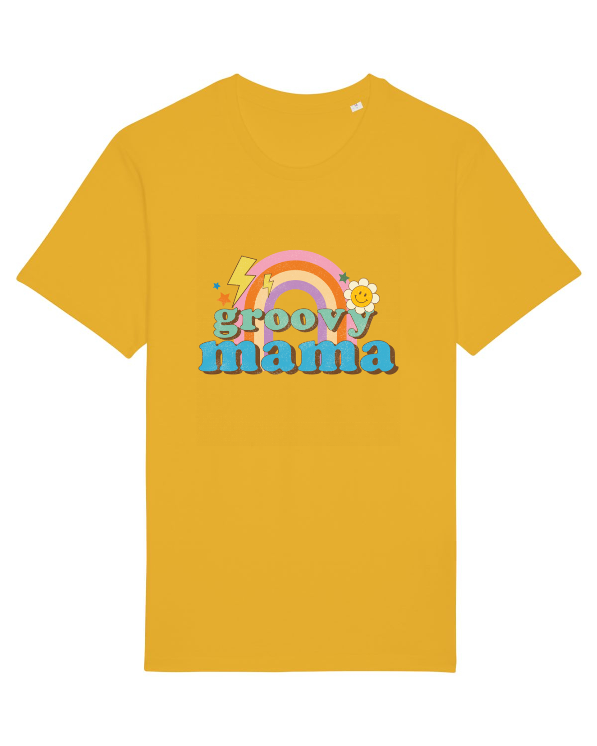 Tricou mânecă scurtă Unisex Rocker Spectra Yellow