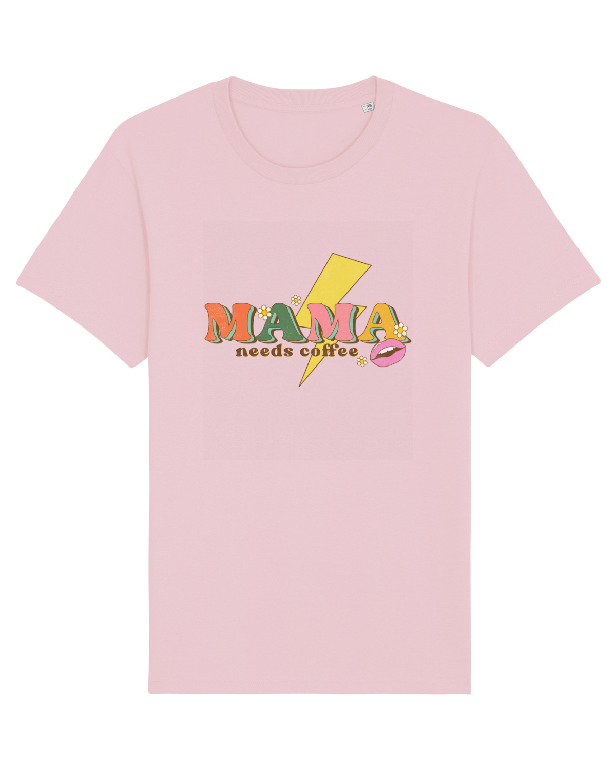 Tricou mânecă scurtă Unisex Rocker Cotton Pink