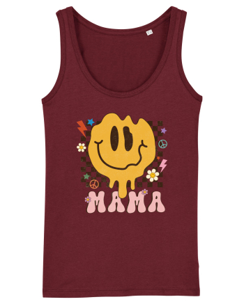 Mama Smiley Burgundy
